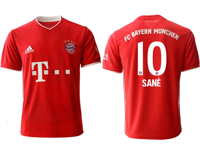 Men 2020-2021 club Bayern Munich Home aaa version #10 red Soccer Jerseys